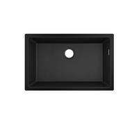 Evier à encastrer sous plan 1 bac S51 660 avec vidage auto noir graphite