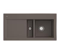 Villeroy und Boch Subway 60 évier encastrable 671200TR Spülbecken à droite, 1000x510mm, bois CeramicPlus