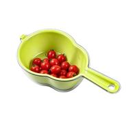 Évier à fruits avec passoire | Panier double couche rapide, portable et réutilisable - Évier à baies, pour eau, nourriture, légumes, tomates, baies, évier de cuisine, maison, intérieur, salle de bain