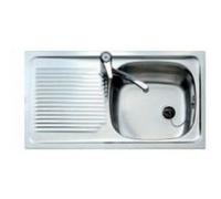 Evier à une cuve avec égouttoir Teka E/50 1C1E.REVE 3010 Acier inoxydable G