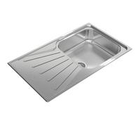 Evier à encastrer Starbright 50, 86 cm , Inox, finition polie