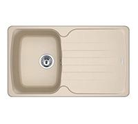 Évier avec égouttoir - Franke - AZG 611 - Inox - 1 bac - Réversible