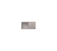 Franke Évier Basis BFG 621-97 - 1 grande cuve 1 égouttoir - 970 x 500 mm - Fragranit+ Platinium