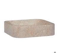 Évier Bassin moderne - Lavabo Gris 40x40x10 cm Marbre - Lavabo de salle de bain à vasque@1376933@