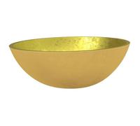 Évier Bassin moderne - Lavabo Verre 50x37x14 cm Doré - Lavabo de salle de bain à vasque@6841489@