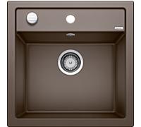 BLANCO DALAGO 5 - Évier au Design Moderne pour Sous-meubles de 50 cm de large - En Composite de Granit SILGRANIT - Marron - 518529