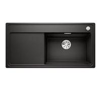 Evier blanco zenar xl 6s vapeurplus silgranit - noir - accessoire : planche en frêne Noir G