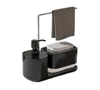 Évier Caddy Rangement Rack - Porte-Organisation De Cuisine, Porte-Bouteille De Plateau De Salle De Bain | Design Respirant pour La Vidange De l'eau Et De L'utilisation Hygiénique, SOAP Sponge, Aide À