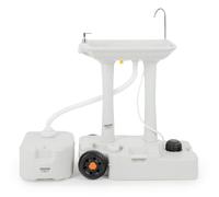 Evier Camping Portable Robinet Lavabo Reservoir Eau 30L Hygiene avec Bidon Set
