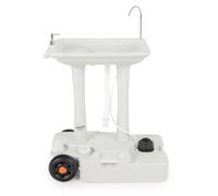 Evier Camping Portable Robinet Lavabo Reservoir Eau 30L Hygiene Caravane Voyage