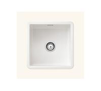 Evier céramique blanc VALET 1 bac 46x46 cm
