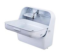 Évier compact en acier inoxydable pour camping-car, bar, camping-car avec robinet pliable et couvercle, lavabo de cuisine d'extérieur, petit bateau, idéal pour les voyages et l'aventure