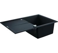 Grohe évier en composite 31639AP0 780x500mm, 1 bassin avec égouttoir, granit noir