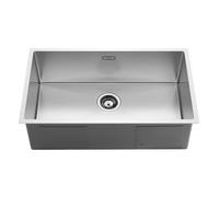 Évier Cuisine 1 Bac 74x44x20CM en Acier Inoxydable - Avec Kit de Vidange - Pour Armoire de 80CM