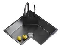 Evier Cuisine,evier Inox Includes Pull-out Faucet Utility For Kitchens, Washing Dishes And Vegetables, Bars, Restaurants, And Washing Cups.