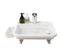 Évier de camping pliable - Station de lavage des mains portable, bassin à large goulot robuste, récipient d'eau de voyage en plein air | Convient pour jardin, cour, barbecue, parc, aventure nettoyage