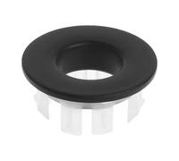 Évier de couvercle de vidange à débordement - Joint de trou rond pour la vanité de baignoire de cuisine de salle de bain | Acier inoxydable avec joint en caoutchouc, garniture de bassin anti-clogue, p