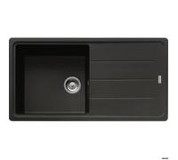Évier de cuisine à encastrer 1 cuve Noir anthracite FRANKE 97 x 50 cm avec égouttoir réversible