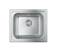 Evier de cuisine Acier ydable A encastrer par le dessus GROHE K200 31719SD0 Gris Gris G