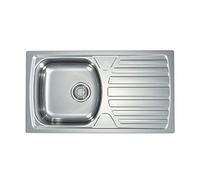 Évier de cuisine - ALVEUS - BASIC 170 - Acier inoxydable - Rectangulaire - 1 bac