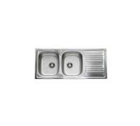 Évier de cuisine - APELL - TM1162IRPC - Acier inoxydable - 2 bacs - Rectangulaire