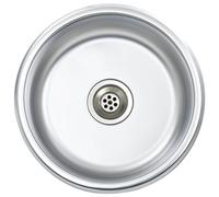 Évier de cuisine avec crépine et piège Acier inoxydable