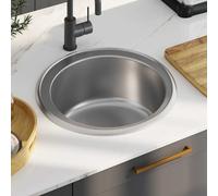 Evier de Cuisine avec Crépine et Piège Acier Inoxydable Encastré Maison vidaXL