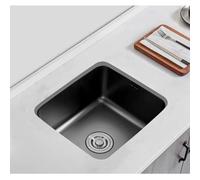 Évier de cuisine avec lavabo intégré en acier inoxydable 304, barre de lavage des légumes et balcon, et de nombreux accessoires.