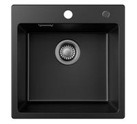 Évier de Cuisine - CECIPA MAX - 45x45CM - Granit - 1 bac - Résistant aux chocs et rayures