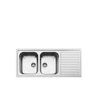 Evier de cuisine double bac - - Alba LLR116-2