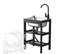 Évier De Cuisine, Évier Utilitaire Autoportant, 38x32x75cm, 48x35x75cm, 52x38x75cm, For Restaurant D'affaires, Café, Bar, Hôtel, Garage, Buanderie, Extérieur(38x32x75cm)