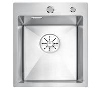 Évier de Cuisine Fait Main 40 x 48 cm en Acier Inoxydable avec Siphon