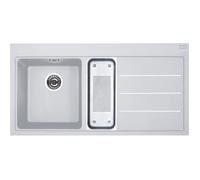 Évier de cuisine - Franke - MTF 651-100 - 2 bacs - Rectangulaire - Blanc 515x1000 mm