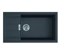 FRANKE S2D Slim 611-78 XL Sirius Évier de Cuisine en Tectonite, Onyx, Large