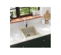 Evier de cuisine Granit - - Seul lavabo - Beige