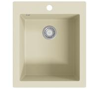 Évier de cuisine Granit Seul lavabo Beige
