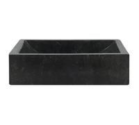 Evier de cuisine HOT Garden2163 - Marbre Noir - 45 x 30 x 12 cm - Pierre - Minéraux