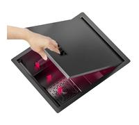 Évier de cuisine invisible avec couvercle de robinet relevable et tirant, mini évier à un seul bac en acier inoxydable pour légumes, camping-car, bar, sous-évier (32 * 39 x 22 cm)