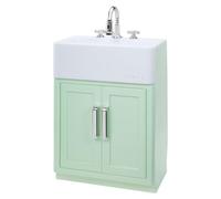Évier de Cuisine modulaire Little Tikes Sweet Spaces - Évier Jouet Couleur Vert d’Eau avec Robinet Fonctionnel et Meuble de Rangement, activités Aquatiques pour Les Enfants de 3 Ans et +