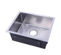 Évier de cuisine multifonction en acier inoxydable à cuve unique pour la préparation de camping-cars, cuisine et bar, durable, facile à installer, design moderne, solution d'économie d'espace