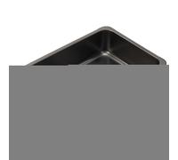 Évier de cuisine pour camping-car - Petit évier portable en acier inoxydable | Bol d'évier avec bouchon de vidange | Camping, pique-nique, voyage en plein air, barbecue, éviers de pêche