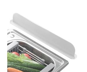 Évier de garde d'eau | Garde splash robinet de cuisine | 19 pouces de cuisine barrière d'eau pour couvercle plateau pour la maison 'appartement, blanc, Reportez-vous à la description, Se référer à la