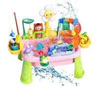 Évier de jeu,Robinet rotatif Jouet de piscine électrique - Tables d'eau d'extérieur pour - Pour garçons filles intérieur jardin jardin terrasse piscine maternelle maternelle playroom maison