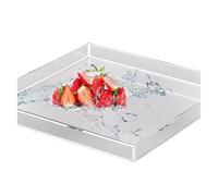 Évier de Photographie en Acrylique Peu Profond, présentoir Transparent for Accessoires de Photographie, Plateau for Accessoires de Photographie publicitaire(100x60x5cm/39.4x23.6x2in)