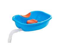 Évier de rinçage des cheveux - Station de lavage portable | Plateau de lavage réglable | Bassin à shampooing pliable | Bol de soins capillaires léger | Support de lavage pour coussin de cou pour femme