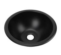 Évier de salle de bain ovale en acier inoxydable 304 avec drain de 40 mm, facile à nettoyer, parfait pour les campeurs et les petites maisons, design élégant pour économiser de l'espace