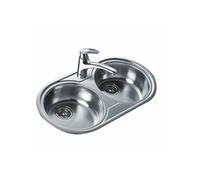 Evier de cuisine Teka Evier double 10110006 DR80 2C Acier ydable
