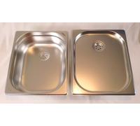Evier double avec égouttoir 354x325 P 200mm Egouttoir Evier 2.3 Ecoulement 19mm