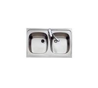Evier double E 50 2C Acier ydable