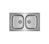 Evier double Universe 115040007 80 cm